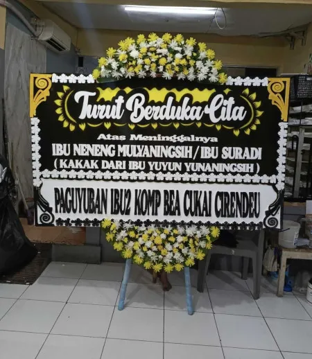 Papan Bunga Duka Lokasi Pernikahan Bogor